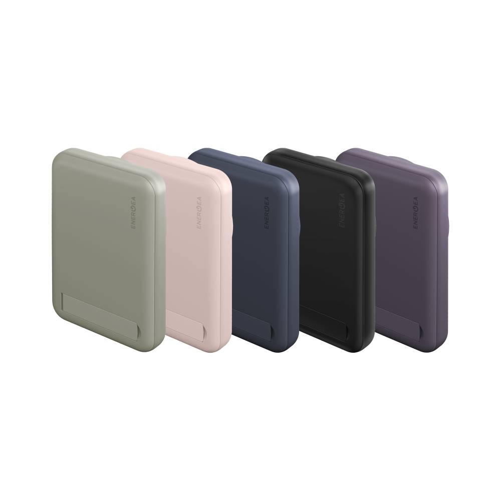 神腦國際手機維修庇護工場 ENERGEA MagPac Mini 10000mAh 磁吸無線快充帶支架行動電源